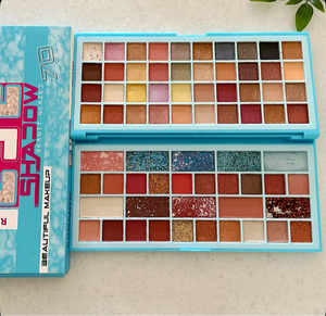 Romantic Five Star 70 Color Beauty Glazed Matte, Shimmer, Glitter and Creamy Eyeshadow Palette