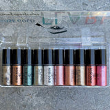10 Colors Liquid Glitter Eyeshadow, Eyeliner, Multi Usage Set