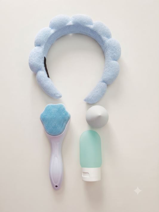 Baby Blue Face Care Set