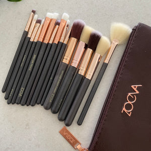 15 Pieces Brushes With Bag