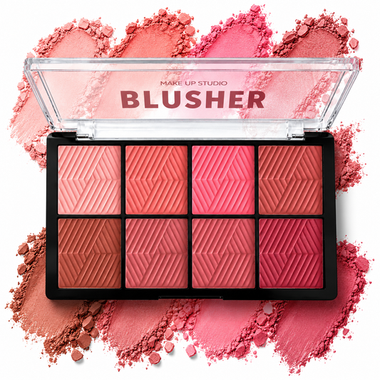 Makeup Studio 8 Pigmented Colors Matte Powder Blush