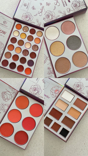 45 Colors Eyeshadow - Eyebrow Powder - Blusher - Contour - Powder - Highlighter Makeup Book