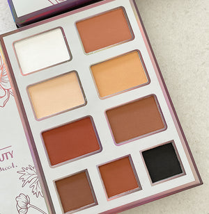 45 Colors Eyeshadow - Eyebrow Powder - Blusher - Contour - Powder - Highlighter Makeup Book