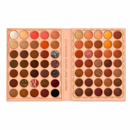 117 Colors Eyeshadow - Blusher - Highlighter Book