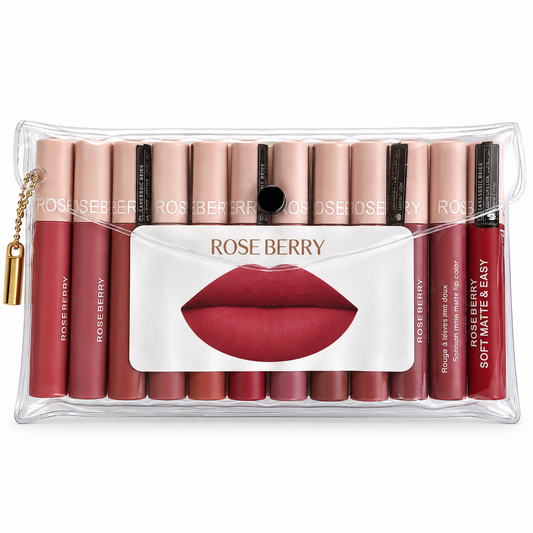 12 Colors Soft Matte & Easy Liquid Lipsticks