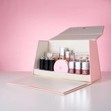 Pink Luxurious Makeup Bag With Makeup Bundle