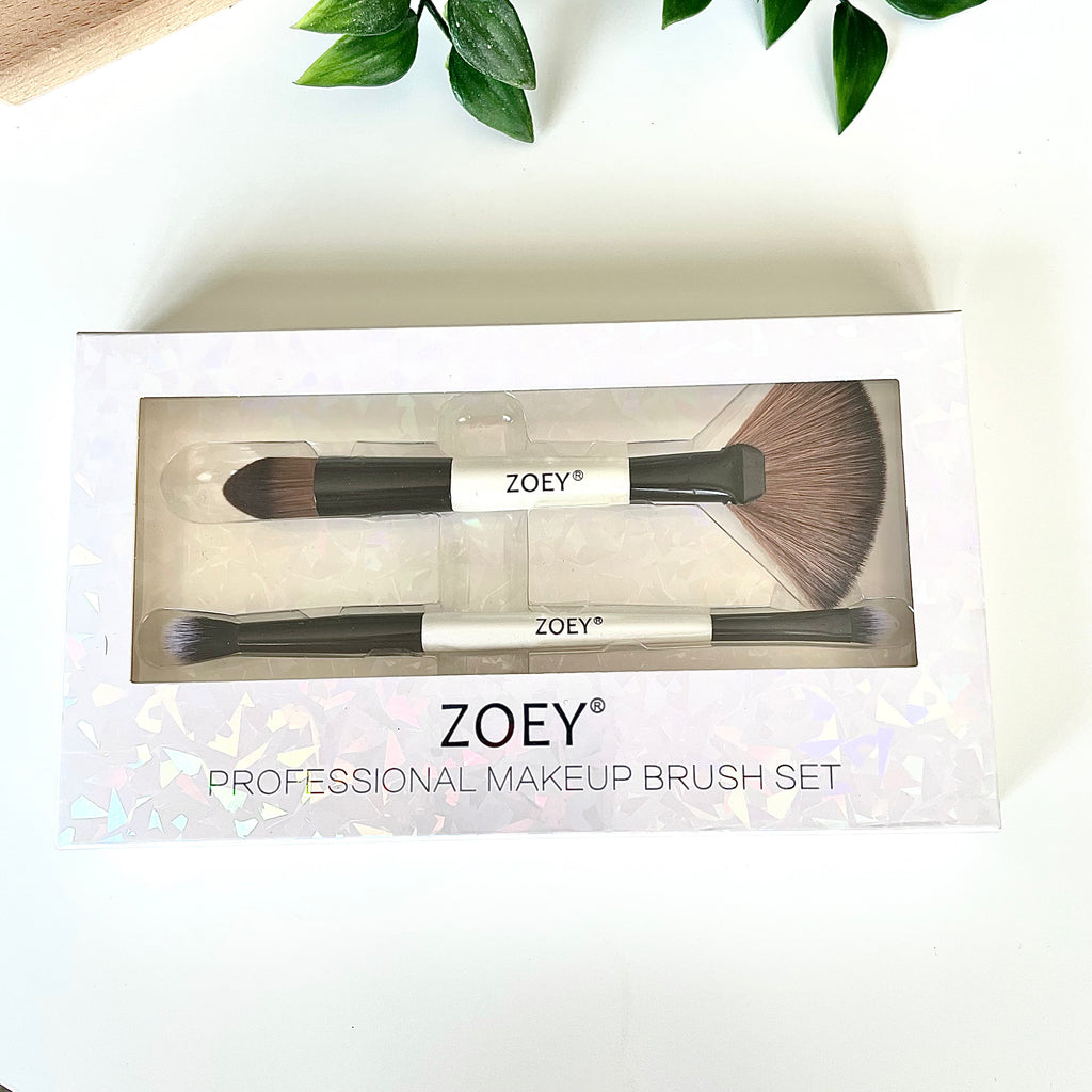 Professional Makeup 2X2 Brushes Set Double Head Brushes