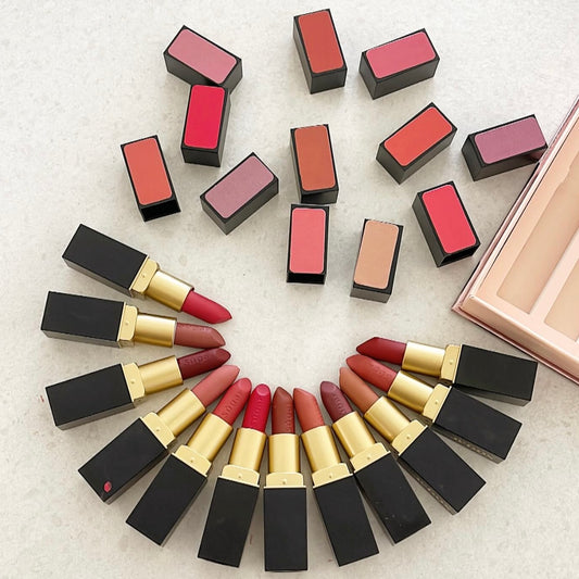 12 Colors High Pigment Colors Matte Lipsticks
