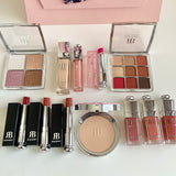 Pink Luxurious Makeup Bag With Makeup Bundle