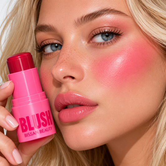 Glossy Pink Jelly Blush Stick