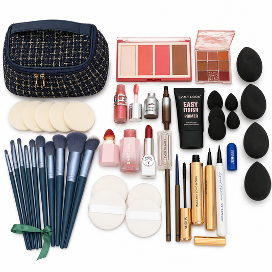 Full Makeup Bundle With Bag & Tools