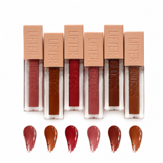 6 colors Lifter Gloss Shiny Pigmented Set Thick Applicator’s
