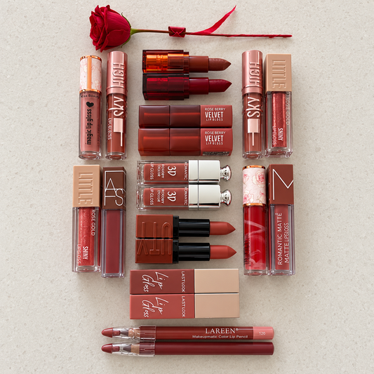 Too Brown To Be Real Lips Makeup Bundle