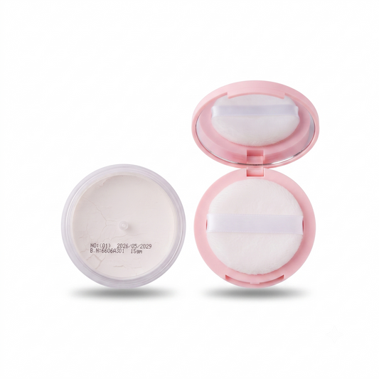 Loose Powder With Puff Full Coverage Long Lasting