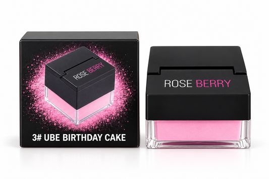 03 birthday cake loose setting powder and sponge