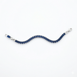 Silver X Blue Tennis Bracelet