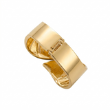 Gold X black X White Leaves Bangle