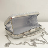 Silver Texas Clutch