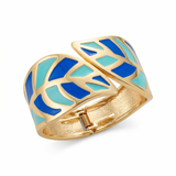 Gold X Blue X Mint Leaves Bracelet