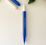 2 X 1 Blue and White Matte Waterproof Eyeliner Pen