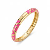 Gold X Pink Bangle