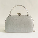 Silver Prague Clutch