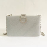 Silver Beijing Clutch