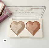 2 Colors Love Baked Highlighter Palette