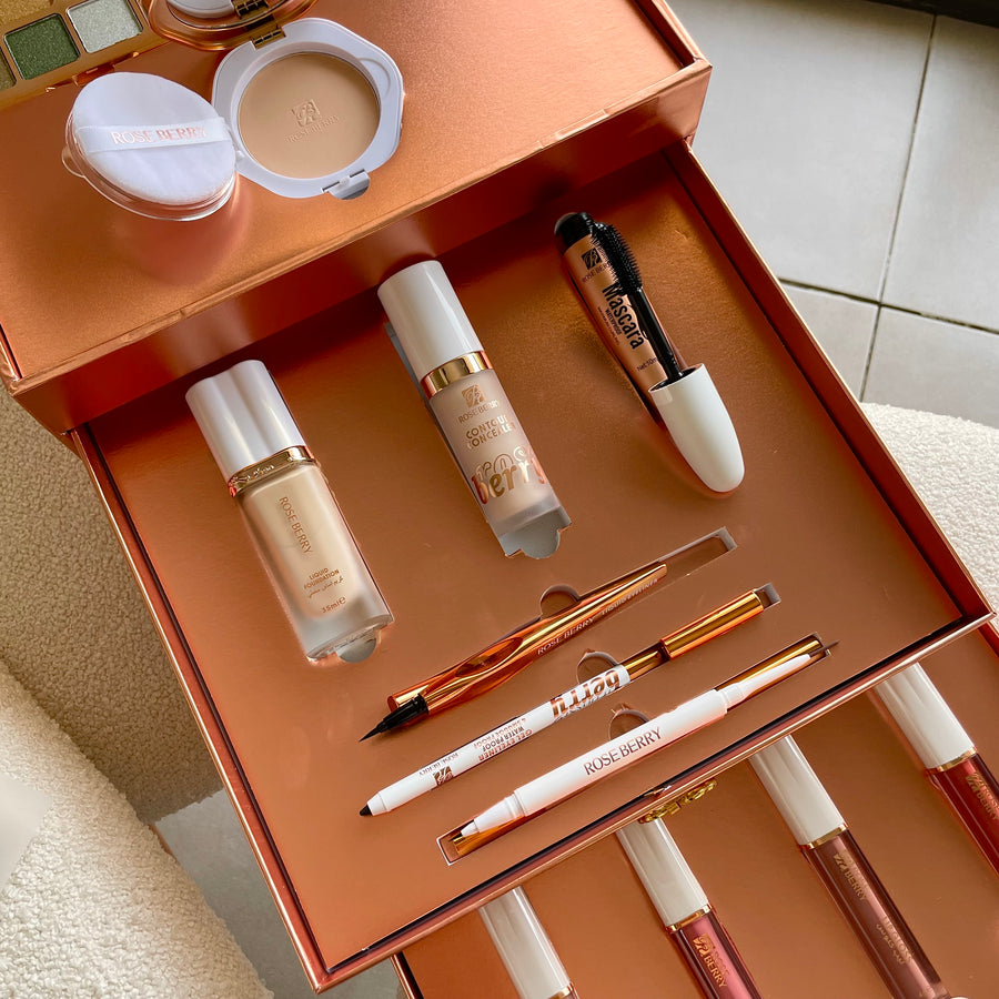 Real Beauty Display Makeup Drawers Bundle +47 PCS Gift