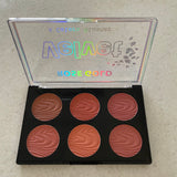 Code ( A ) 6 Velvet Colors Matte Powder Blush