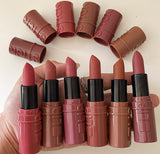 6 Neutral Colors Creamy Matte Lipsticks Set