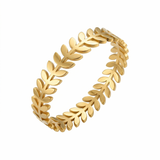 Gold Leaves Bangle