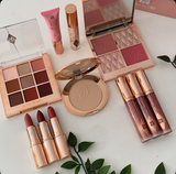 Bronze Luxurious Makeup Bag With Makeup Bundle