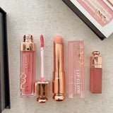 Code A Maximizer Lips Box 3 Pcs: Glossy Lip Gloss Lip Glow Balm & Matte Liquid Lipstick Bundle Box 💋