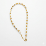 Gold X White Necklace