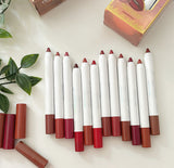 12 Colors Shock Matte Nude Lipsticks Set Ultra Creamy Texture Waterproof & Smudge Proof 24Hr Stay