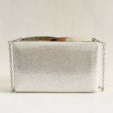 Silver Disco Clutch