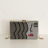 Grey The Eye Clutch