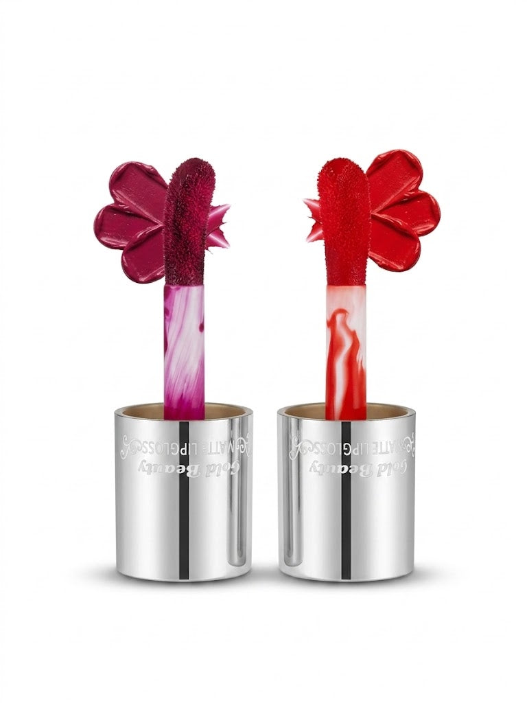 2 Colors Liquid Matte Lipsticks/Tint For Lips & Cheeks