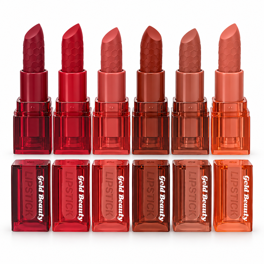 6 Flower Colors Creamy Matte Lipsticks