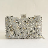 Silver Paris Clutch