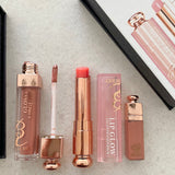Code B Maximizer Lips Box 3 Pcs: Glossy Lip Gloss Lip Glow Balm & Matte Liquid Lipstick Bundle Box 💋