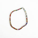 Silver Colorful Tennis Bracelet