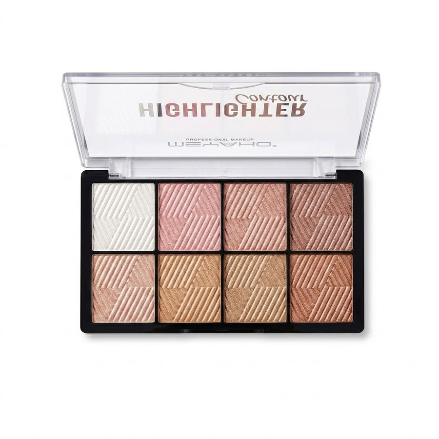 01 6 Colors Jumbo Size Highlighter Palette