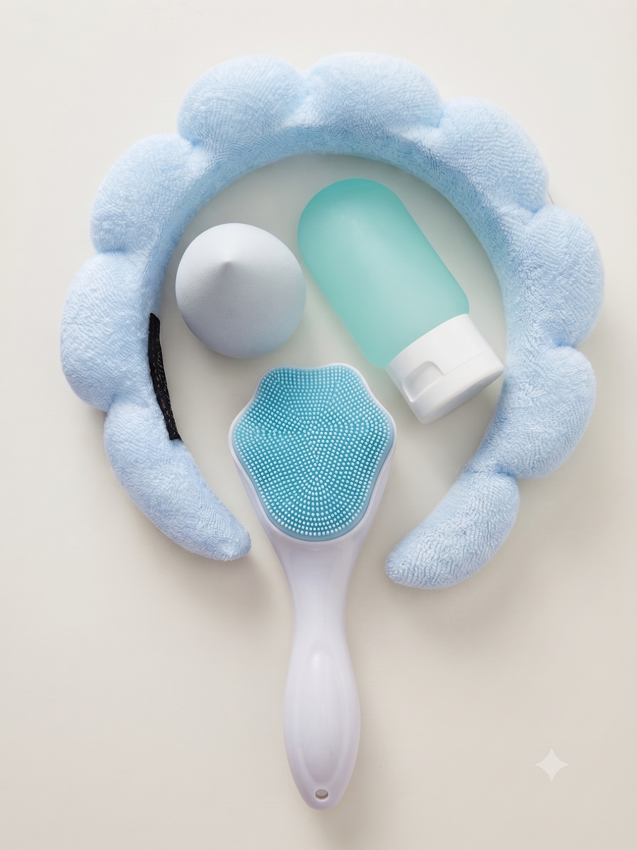 Baby Blue Face Care Set