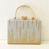 Gold New York Clutch