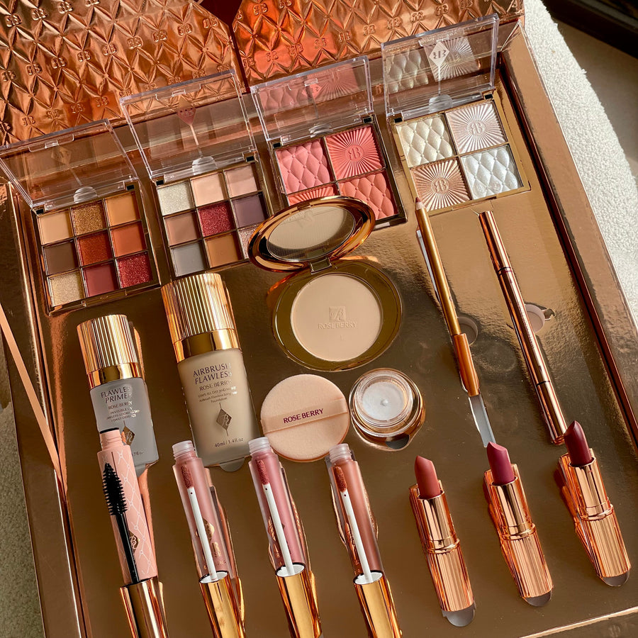 Bronze Perfect Top Makeup Bundle With Bag