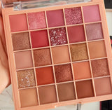 25 Colors Matte Shimmer & Glitter Nude Colors Eyeshadow Palette