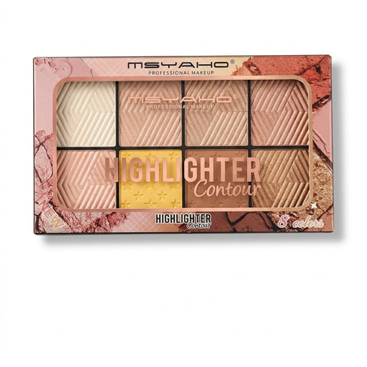 02 6 Colors Jumbo Size Highlighter Palette