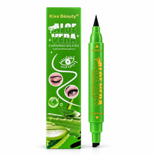 Aloe Vera Eyeliner & Seal Pattern